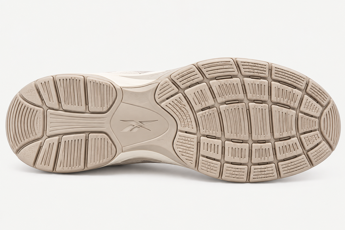 Cream Knit Training Shoe