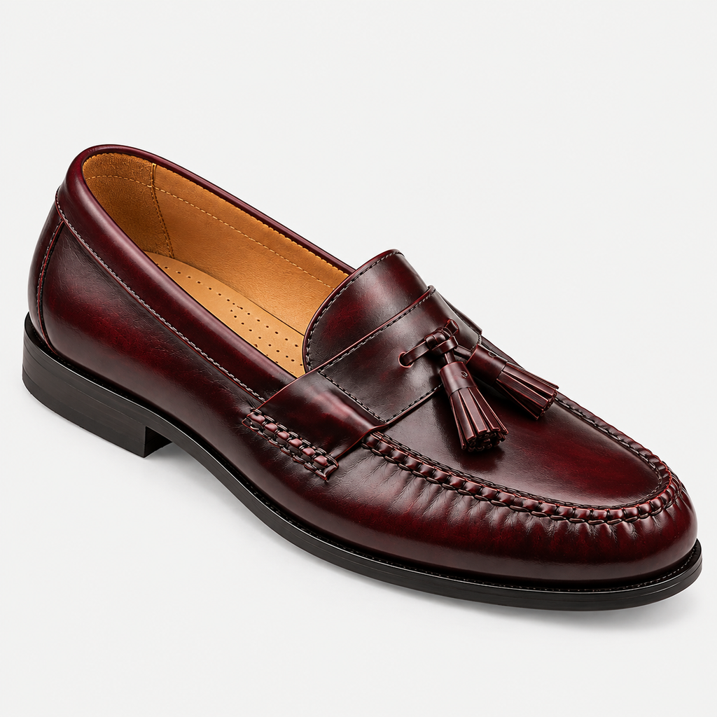 Burgundy Tassel Loafer