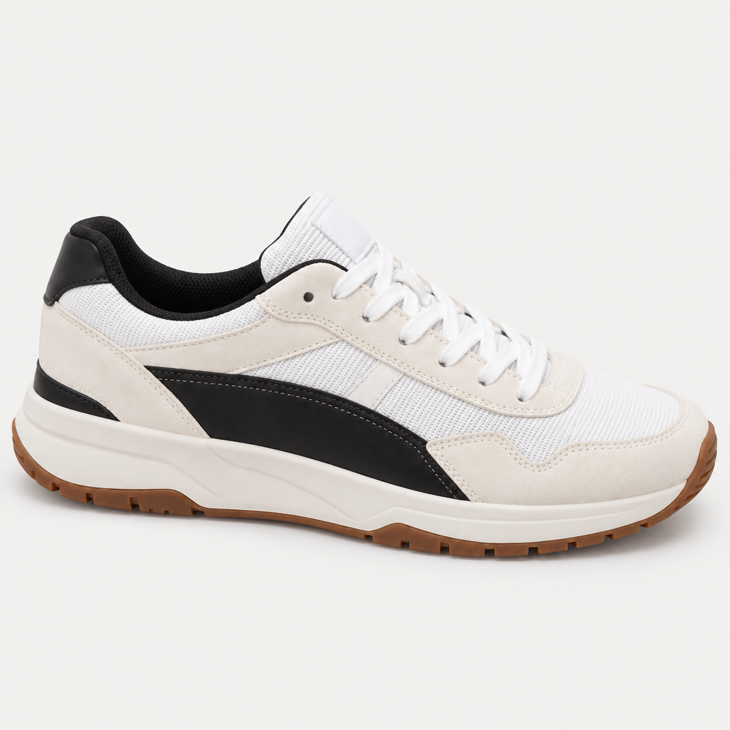 White and Gum Lifestyle Sneaker