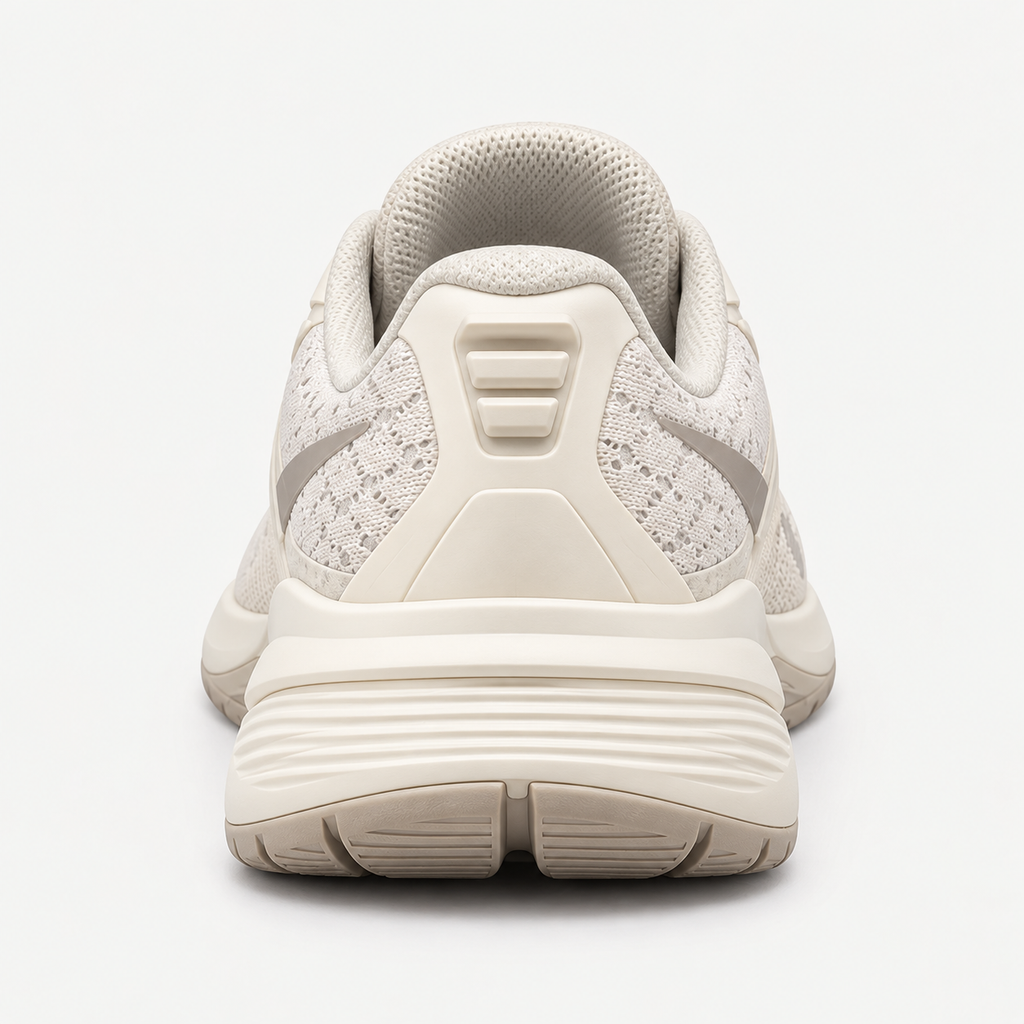 Cream Knit Training Shoe