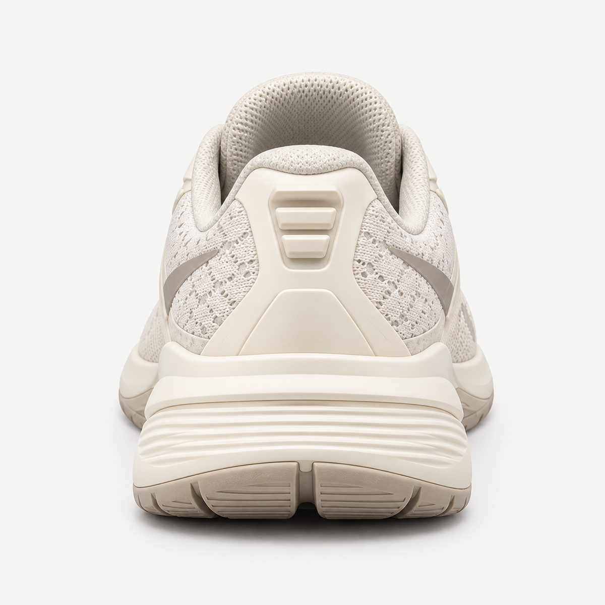 Cream Knit Training Shoe