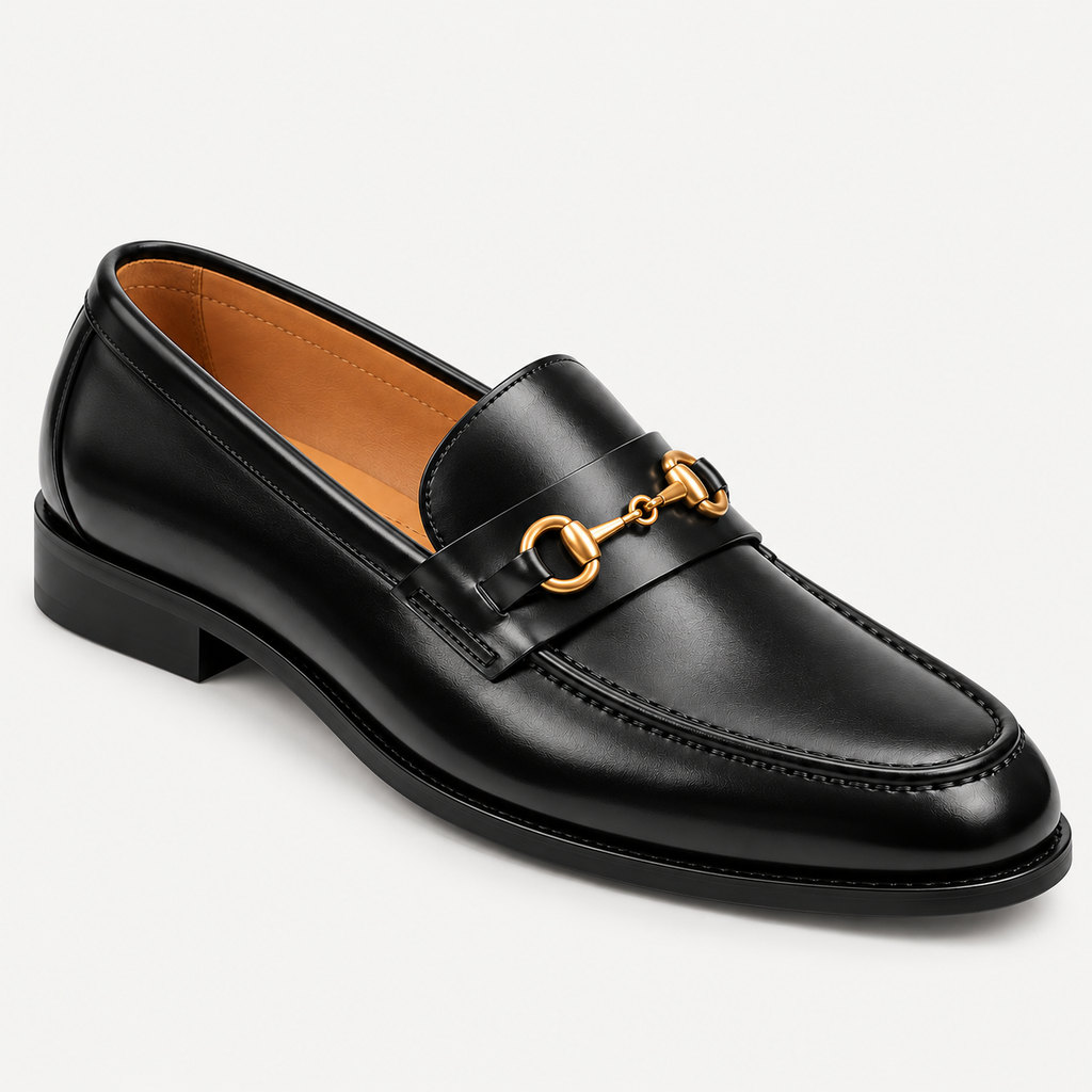 Black Horsebit Loafer